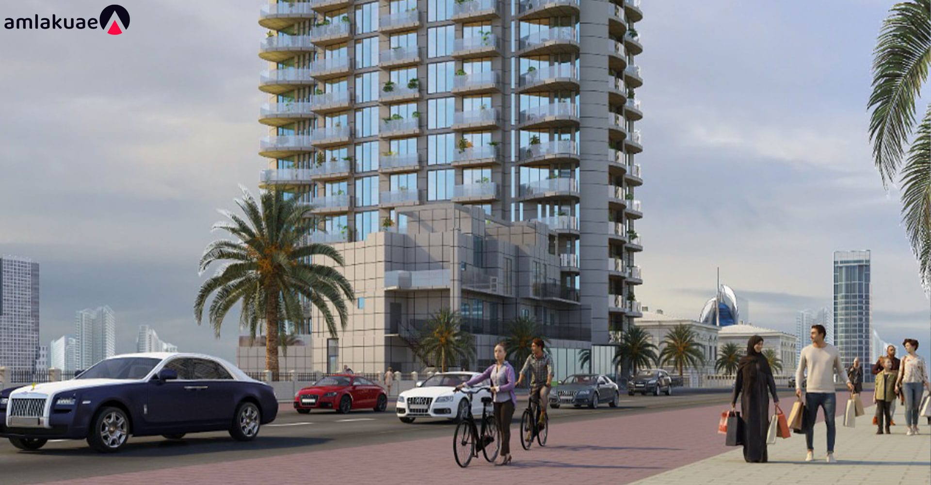 Spacious apartments offering stunning views of the city - Amlakuae Group