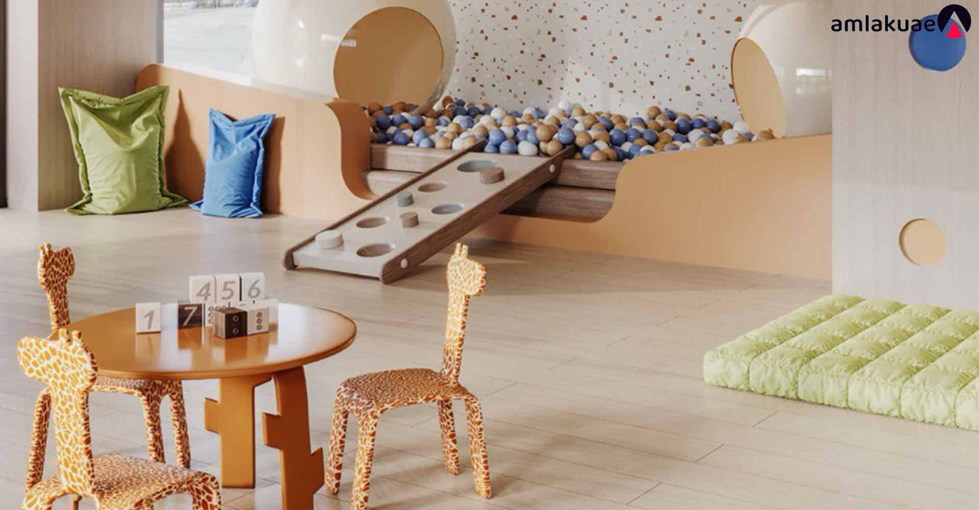 Children's playroom inside the towers - Buying property in Dubai - Amlakuae Group