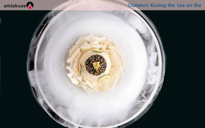 Luxury food with cold nitrogen