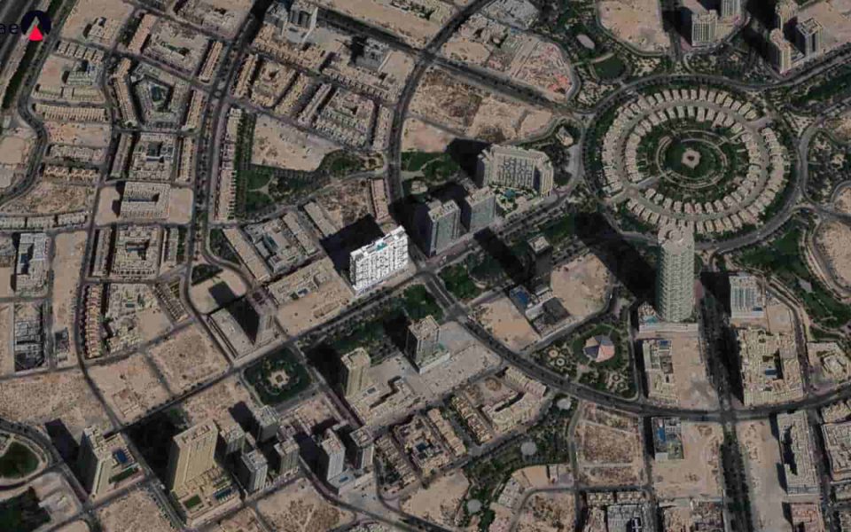 The distance from the One Central Park project in Jumeirah Village Circle (JVC), Dubai to key areas of Dubai: