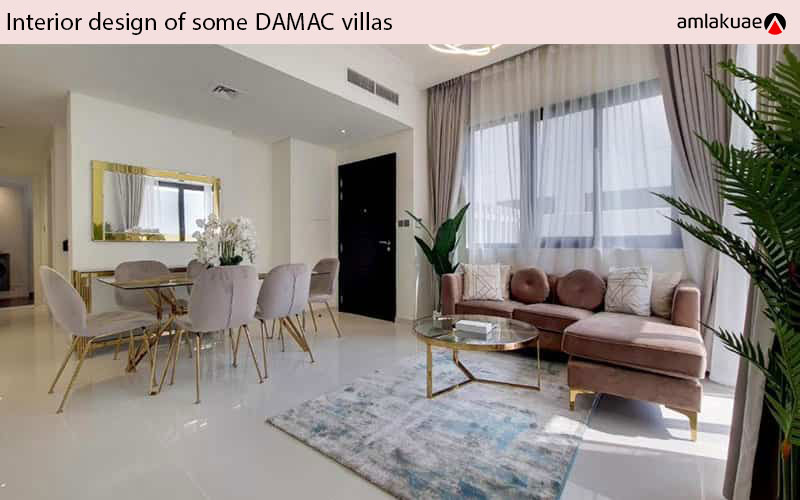 Interior design of some DAMAC villas