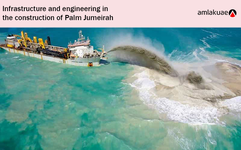 Infrastructure and engineering in the construction of Palm Island