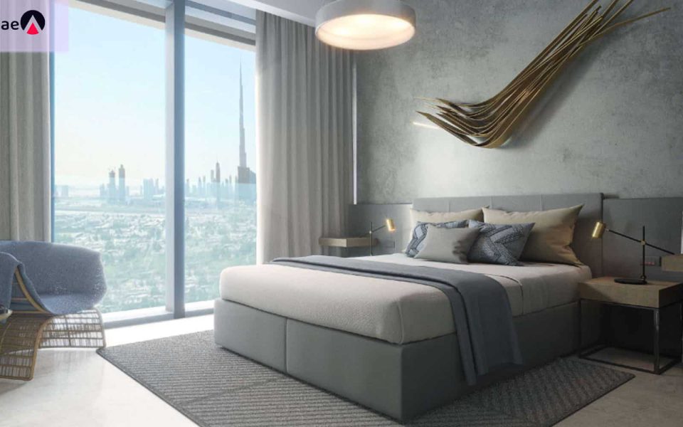 "Interior decoration of the apartments at One Residence"