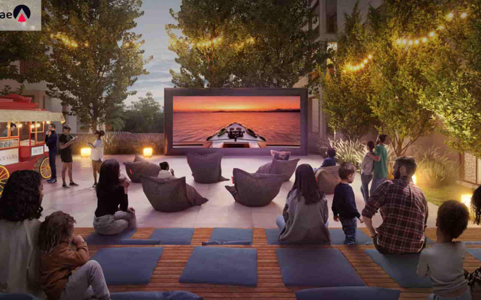 Exclusive facility for Mangrove residents to watch outdoor cinema