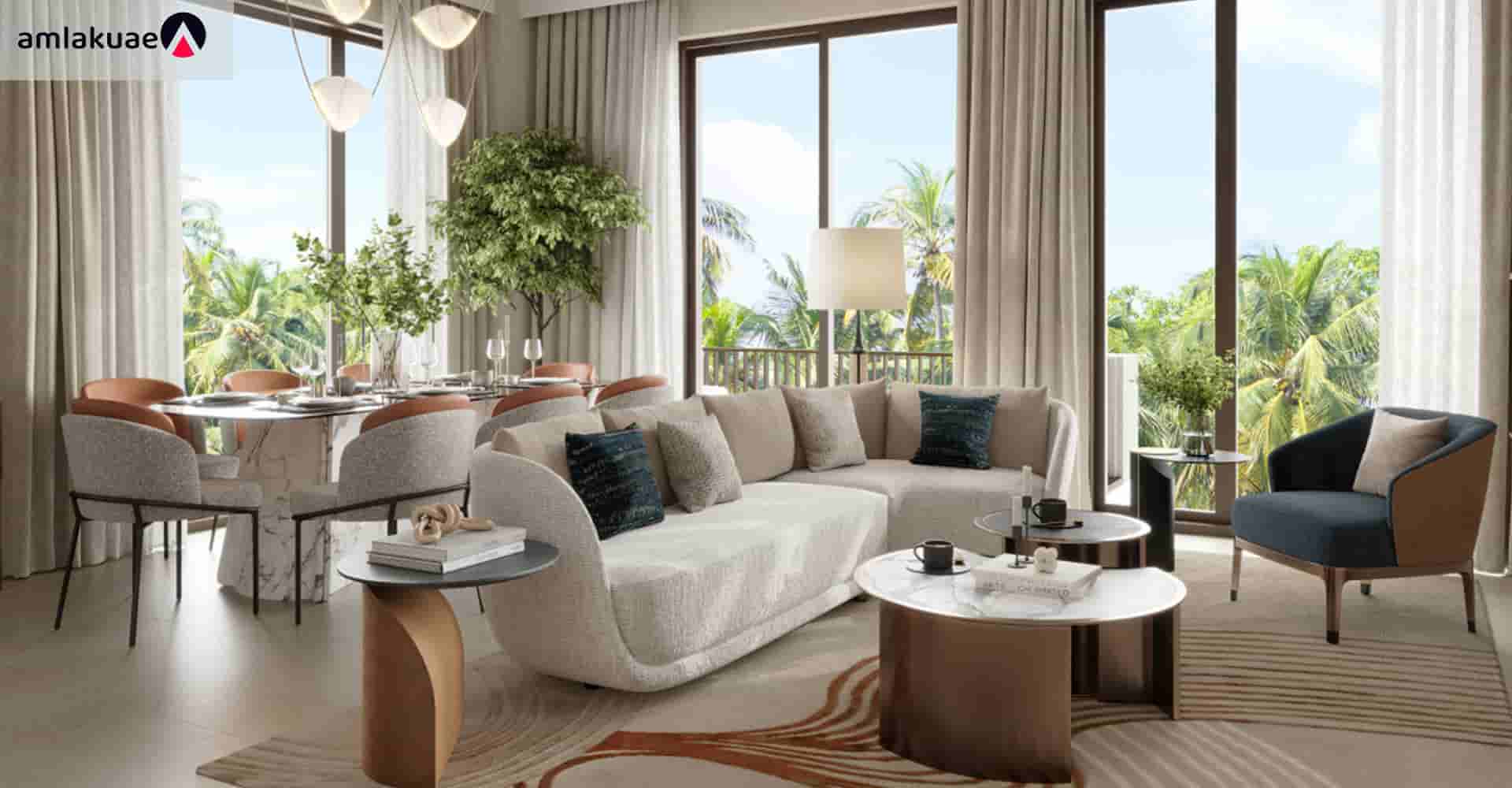 Interior design in Mangrove Apartments by Emaar - Amlakuae Group