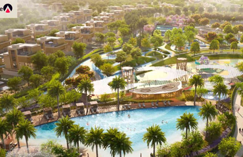 امکانات استخر و آفتاب گرفتن در شهرک ویلایی ند الشبا Nad Al Shaba By Meras