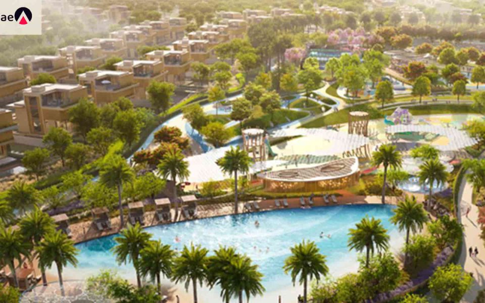 امکانات استخر و آفتاب گرفتن در شهرک ویلایی ند الشبا Nad Al Shaba By Meras