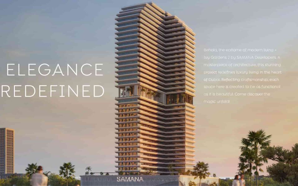 Buying an apartment in Dubai from Ivy Gardens Semana Tower in Dubai Land