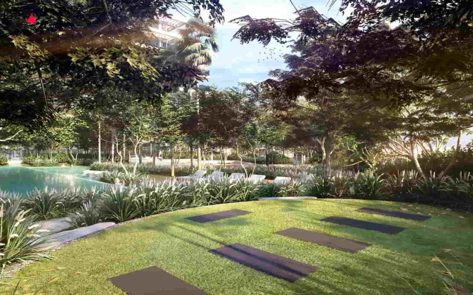 Green space to spend leisure time at Kempinski Marina Residences