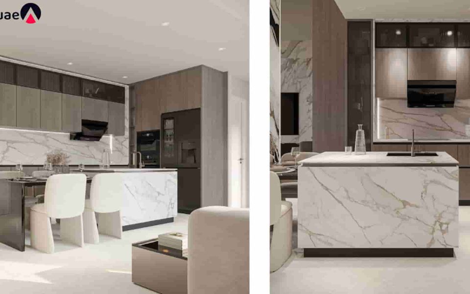 The apartments feature premium Bosch appliances and KOHLER sanitary fixtures.