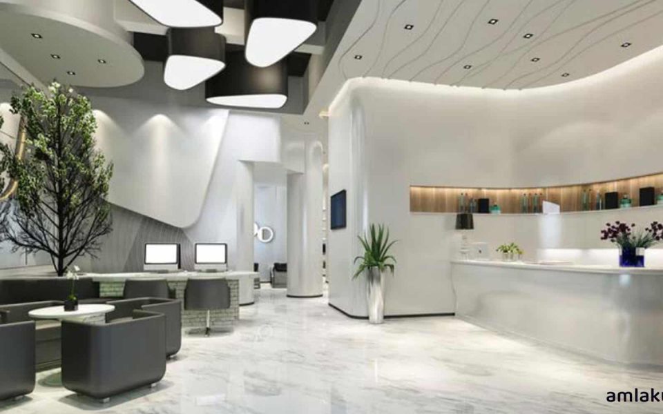 Lobby Amenities at AG 9INE Apartments - Amlakuae Real Estate Advisors