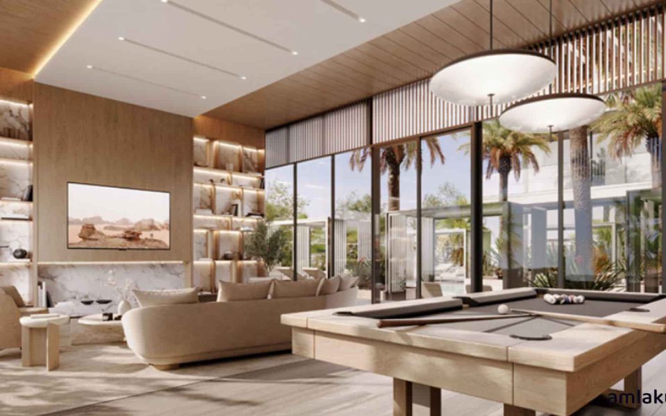 Recreational amenities and leisure facilities at Berkeley in Dubai Hills.