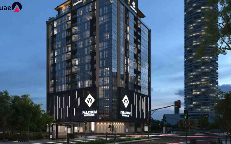 Palatium Residences and Five Hotel in one frame in the JVC area of Dubai – Emirates Real Estate.