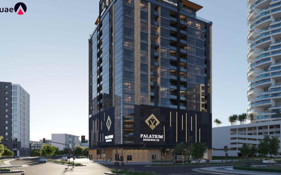 Palatium Residences and Five Hotel in one frame in the JVC area of Dubai – Emirates Real Estate.