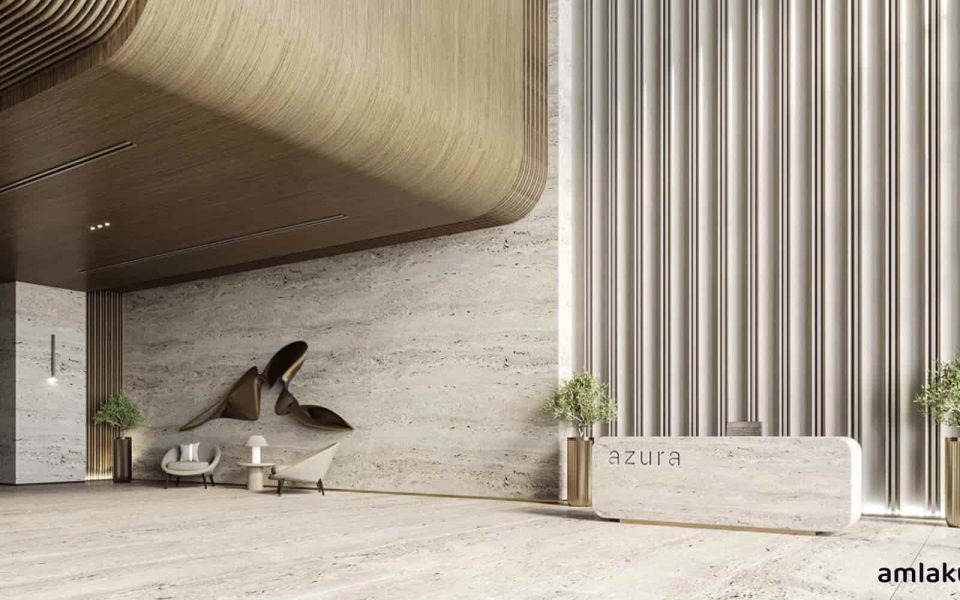 Lobby and cafe facilities at Azura Apartment - Amlakuae