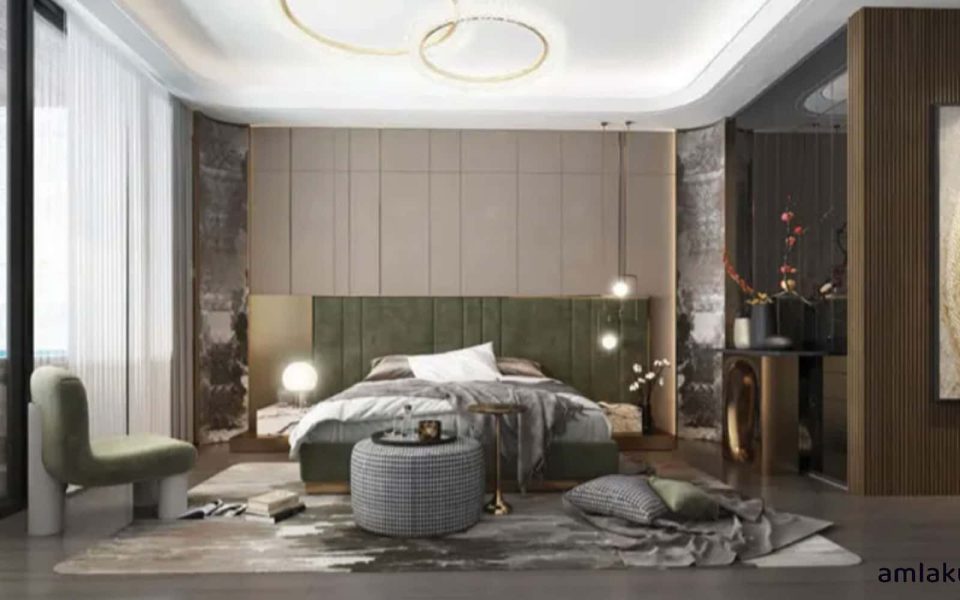Design of the bedrooms in Sky Living apartment units - UAE Real Estate Group