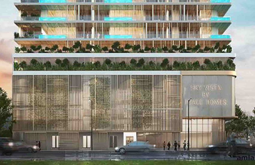 Buy an apartment in Dubai from the Sky Vista project in JVC by Amlakuae Group.