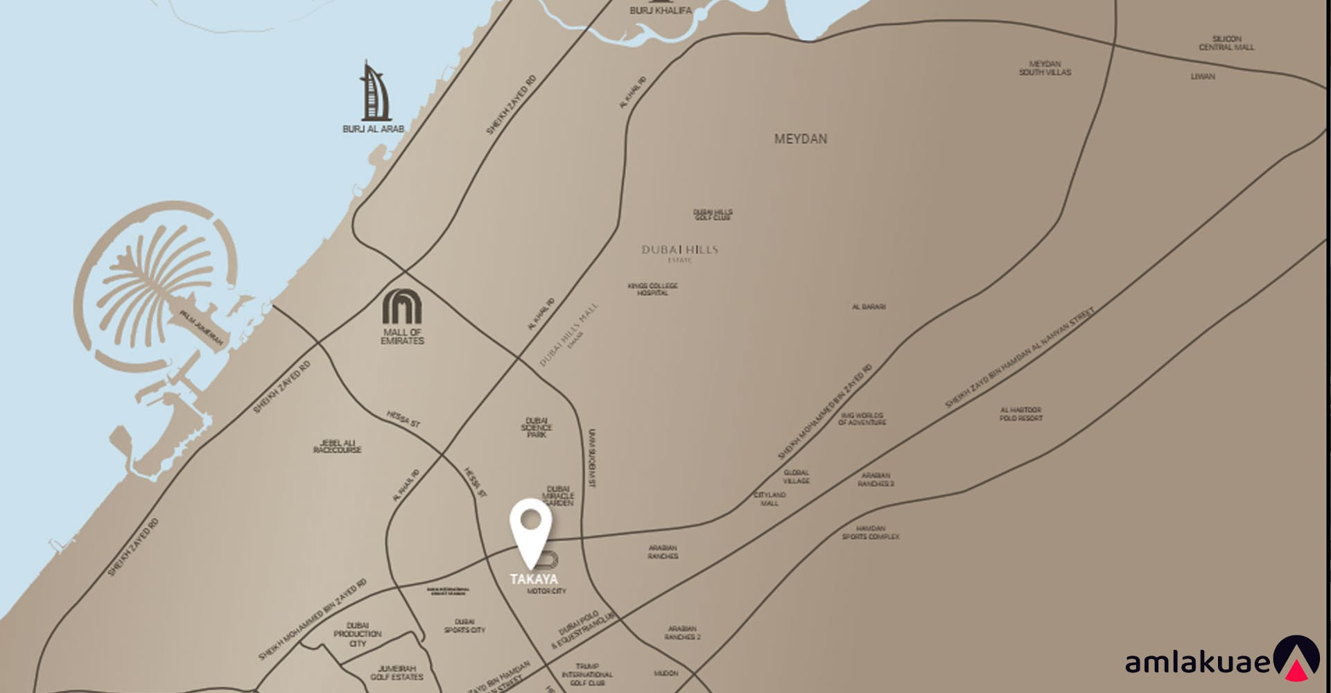 Takaya Location in MotorCity Dubai: An Ideal Living Spot