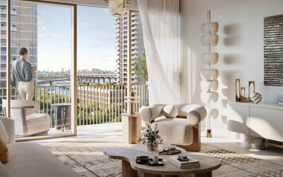 Interior design of the Altos Apartments units in Dubai Creek Harbour - Amlakuae Group