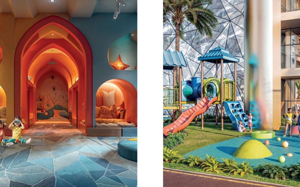 Children's play area at Diamonds at Jumeirah Lake Towers - Emirates Property Consultancy