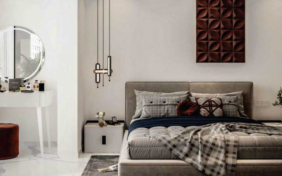 Lumina Vista bedroom facilities and materials - Amlakuae group