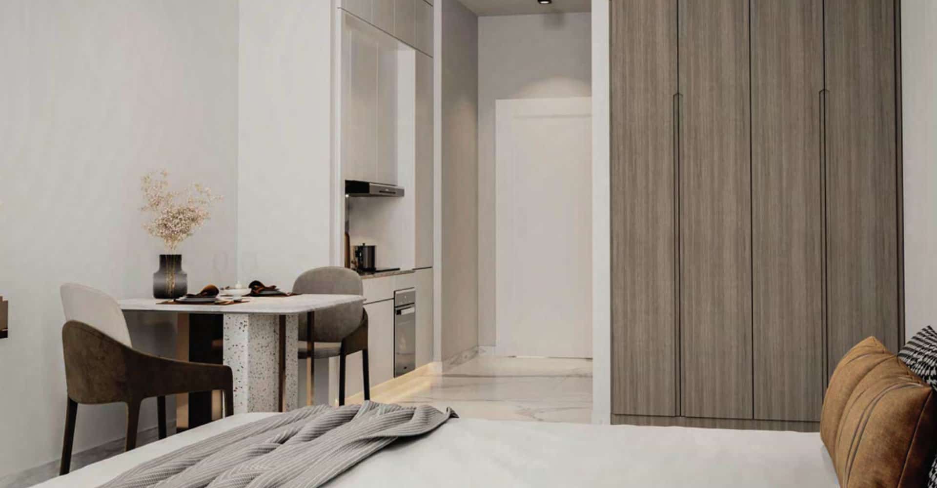 Interior Design of Studio Units at Lumina Vista - Amlakuae Real Estate Consultancy