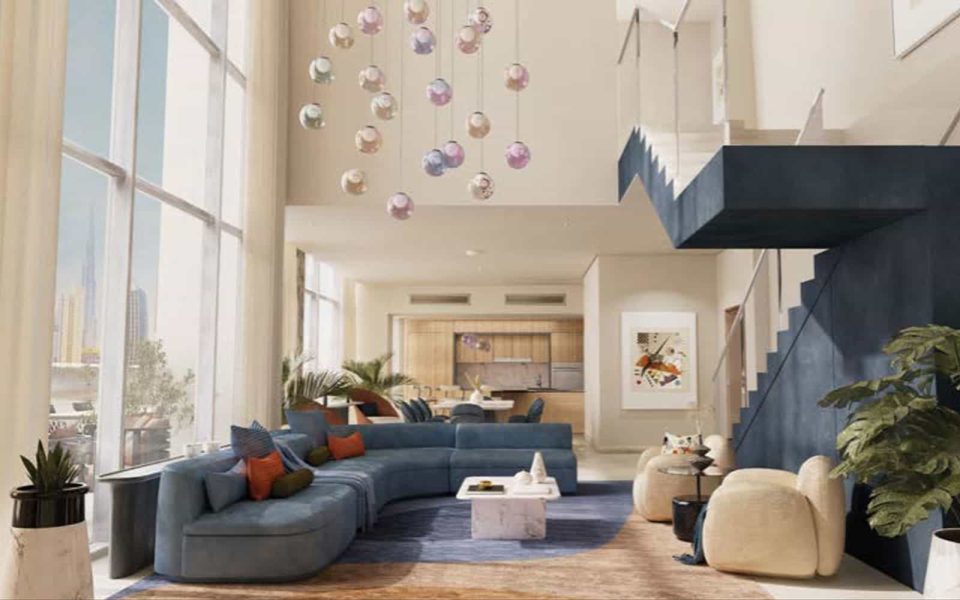 دکوراسیون داخلی وی متریال به کار رفته در طراحی واحدهای آپارتمانی دیزاین کوارتر - مشاوره املاک امارات