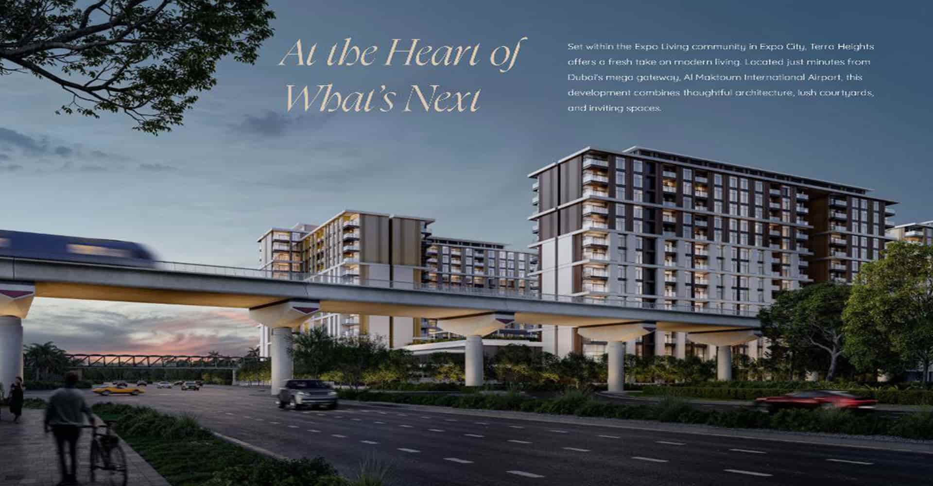 Terra Heights apartments with modern and stylish design - Amlakuae Group.