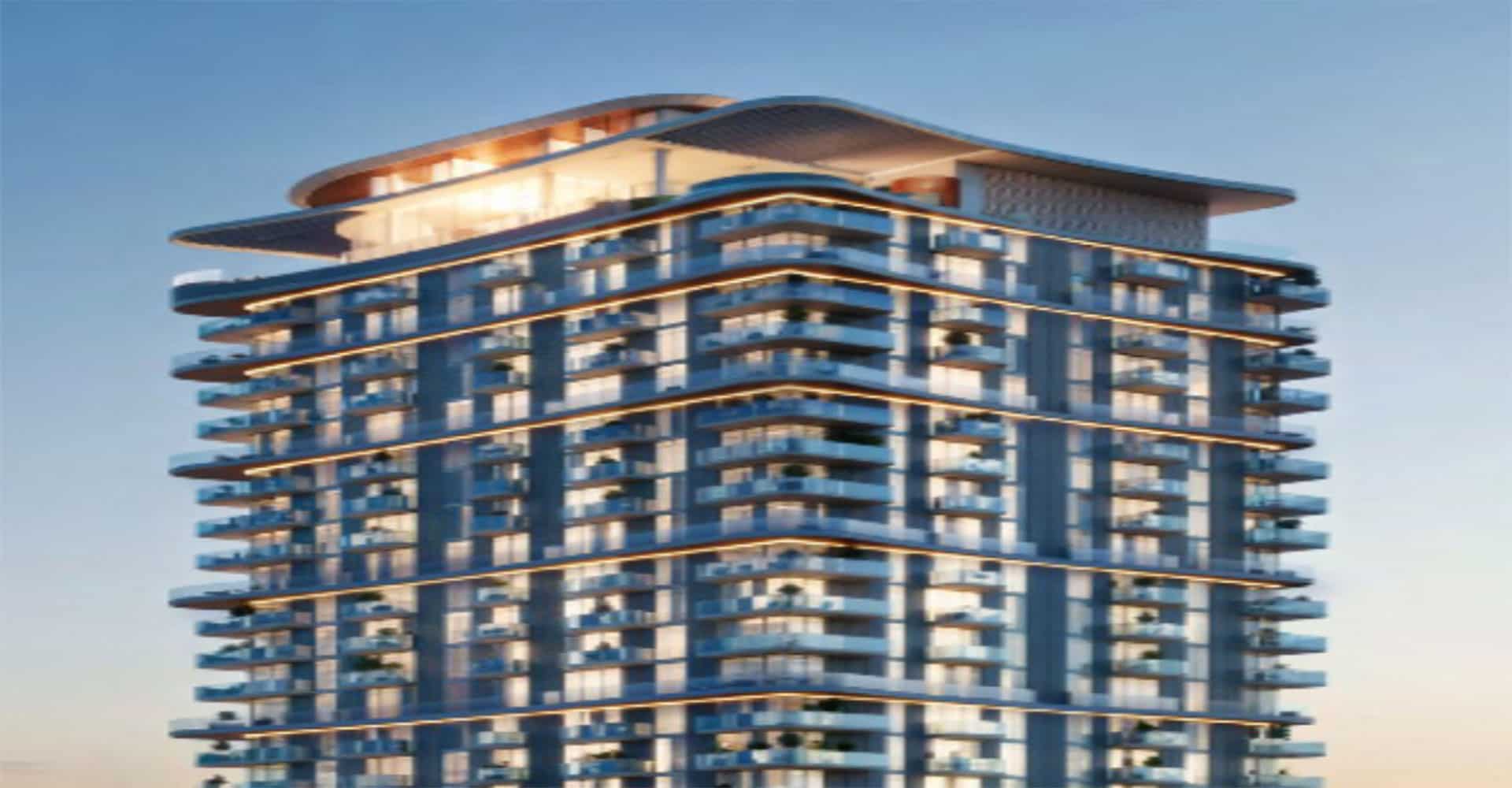 This tower features modern design and unique architecture.