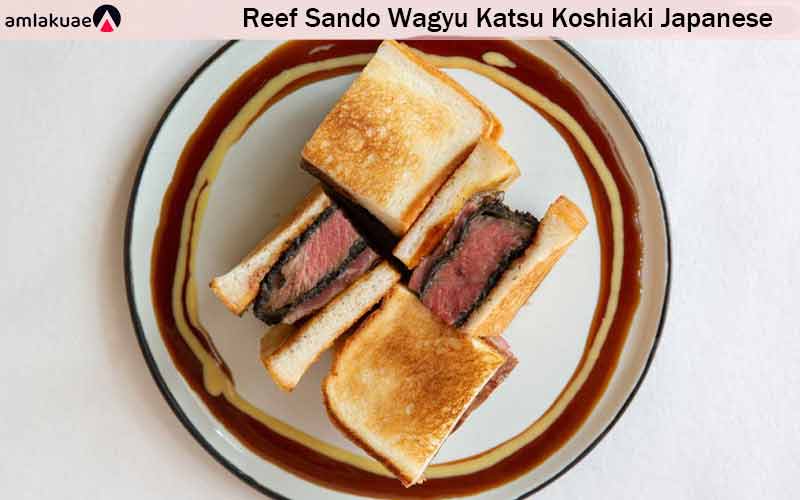 Reef Sando Wagyu Katsu Koshiaki Japanese