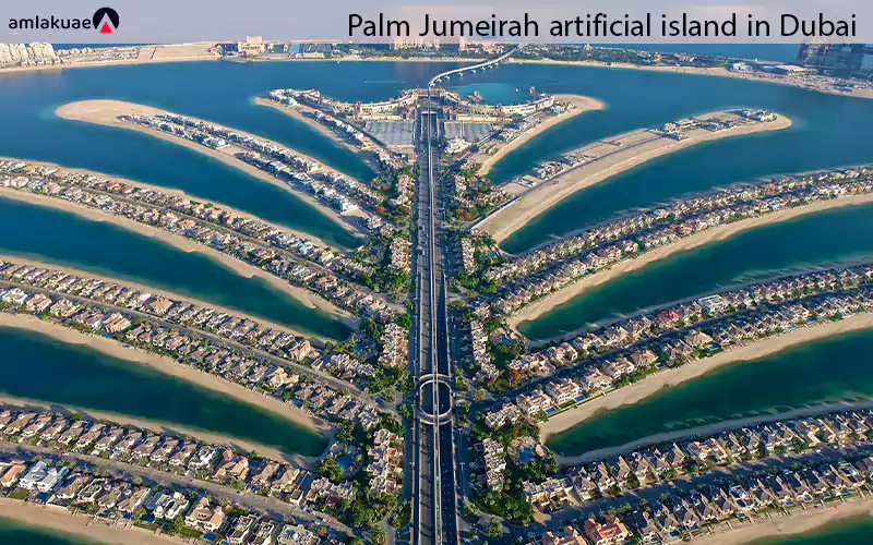 Dubai Palm Island or Palm Jumeirah