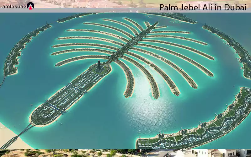Palm Jebel Ali in Dubai and increasing Dubai real estate values with this artificial island