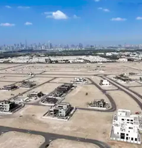 Prime freehold residential plot for sale in Nad Al Sheba Gardens, Dubai.