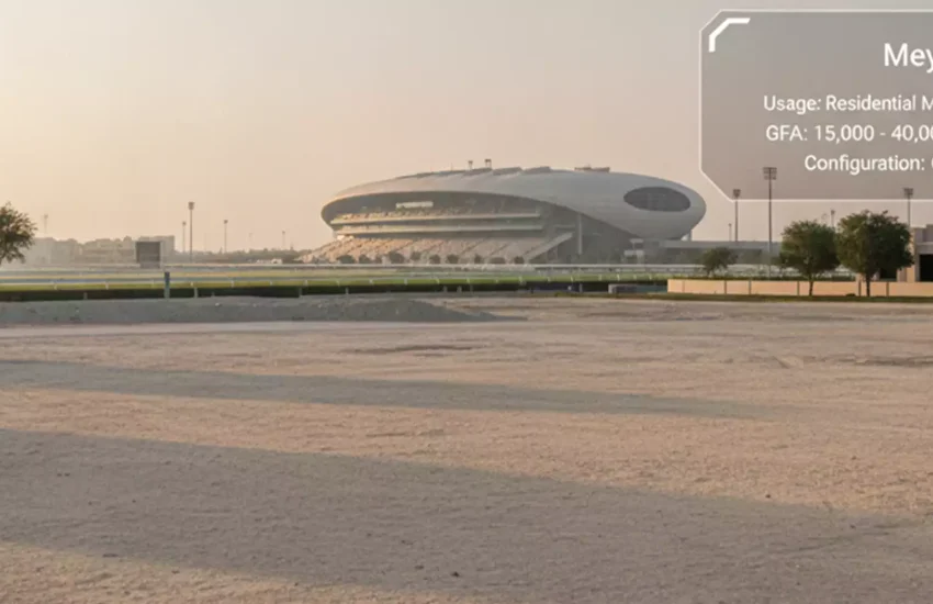 Multiple plots in Meydan next to race course
