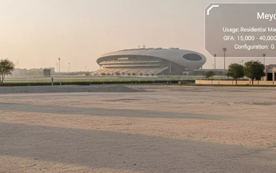 Multiple plots in Meydan next to race course