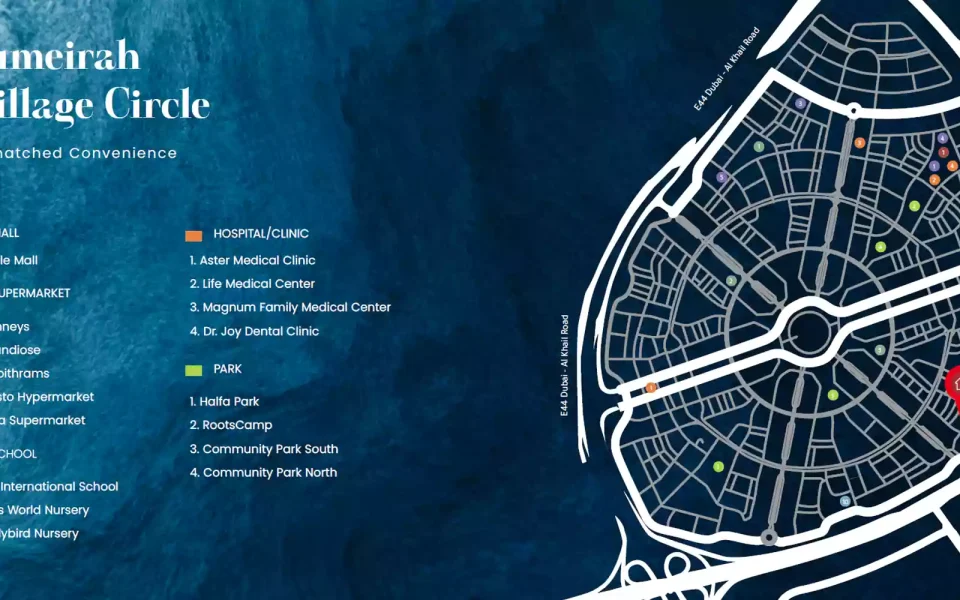 J-HAUS Dubai Project Location; Buy a Luxury and Furnished Apartment in JVC with 10-Year Installments