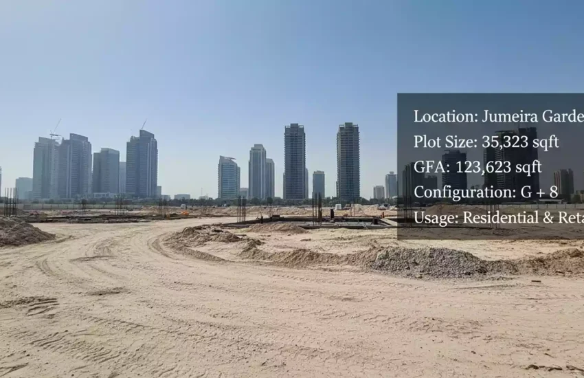Plot in Jumeirah Garden City