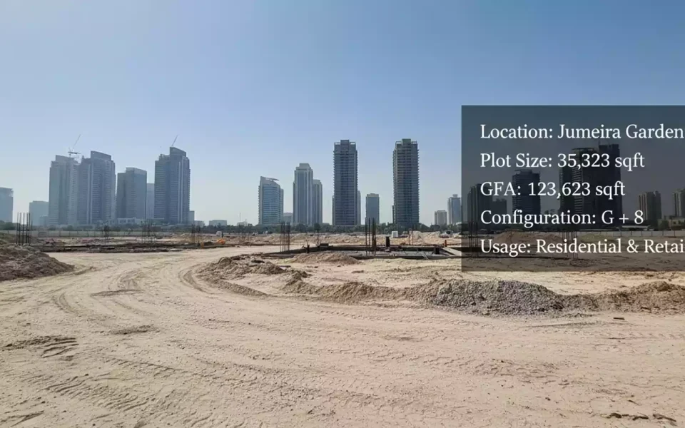 Plot in Jumeirah Garden City
