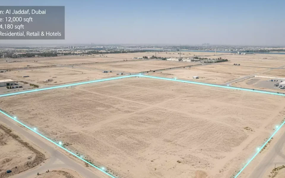 Land And Plot for sale in jaddaf Dubai