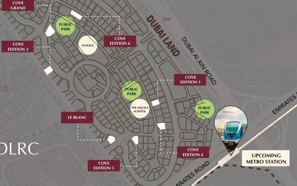 Location of The Archive Apartment Project by Al-Matiqat in Dubailand - Book a Visit with Amlakuae