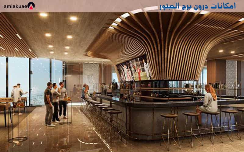 رستوران و امکانات تفریحی برج الحبتور برای خرید سوئیت در دبی