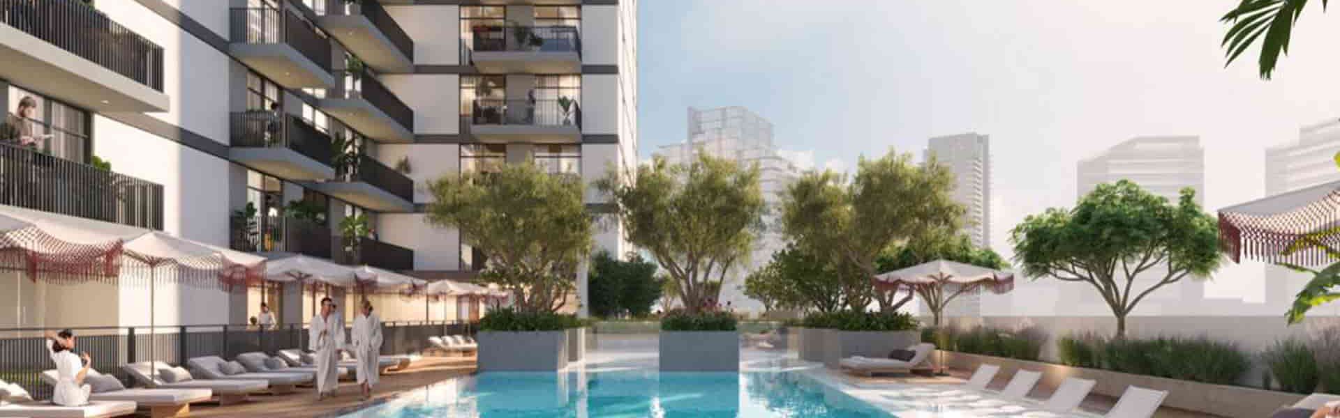 خرید آپارتمان دبی از پروژه آپارتمانی هادلی هایتس در جی وی سی