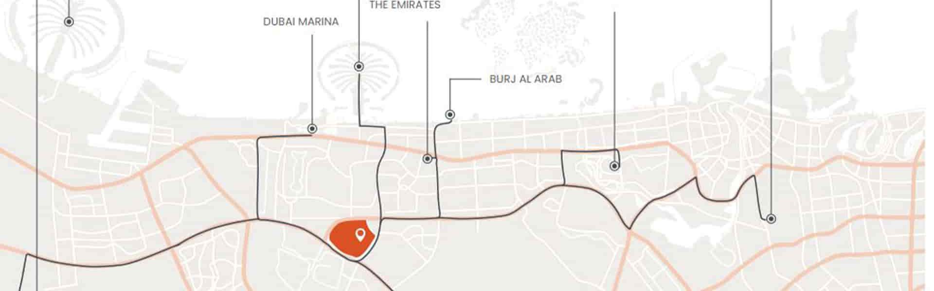 خرید آپارتمان دبی از پروژه آپارتمانی هادلی هایتس و فاصله تا مناطق مهم دبی