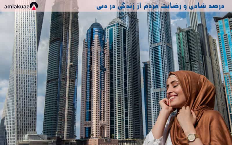 رضایت مردم از زندگی در دبی با توجه به هزینه زندگی در دبی و امارات متحده عربی